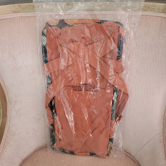 Thirty-one large utility tote: pumpkin floral - Picture 4 of 5